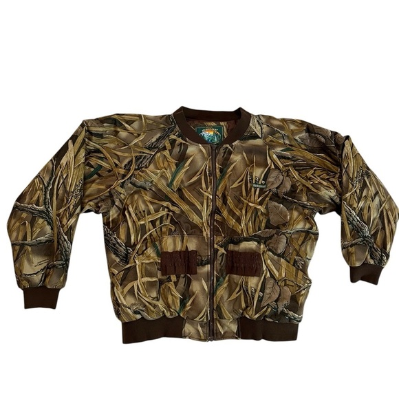 Hodgman Jacket Adult XL Brown Workwear Padded Camo Lined Hunting Coat Mens - Picture 1 of 17